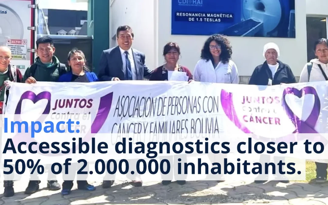 Impact: Accessible diagnostics closer to 50% of 2.000.000 inhabitants